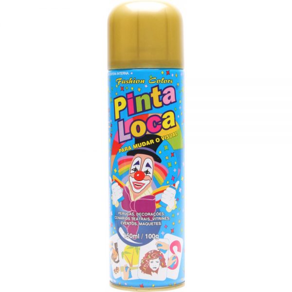 PINTA LOCA METALICO OURO 150ML