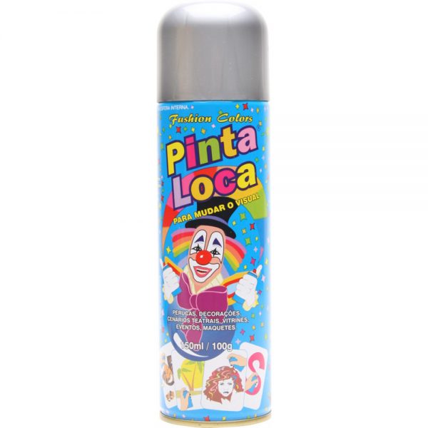 PINTA LOCA METALICO PRATA 150ML