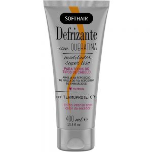 SOFTHAIR DEFRIZANTE CINZA QUERATINA 400ML