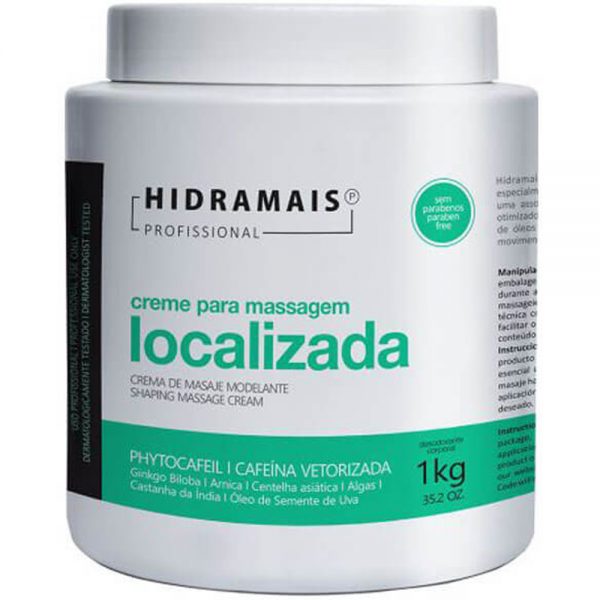 HIDRAMAIS CREME MASG. LOCALIZ PHYTOCAFEIL 1KG