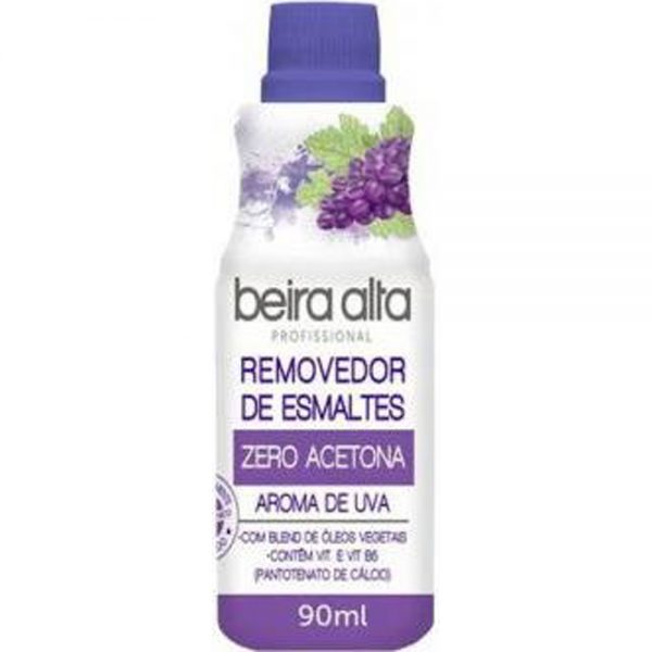 BEIRA ALTA REMOVEDOR ESMALTE ZERO ACETONA 90ML