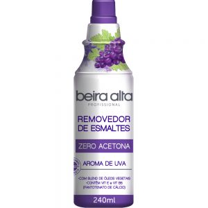 BEIRA ALTA REMOVEDOR ESMALTE ZERO ACETONA 240ML