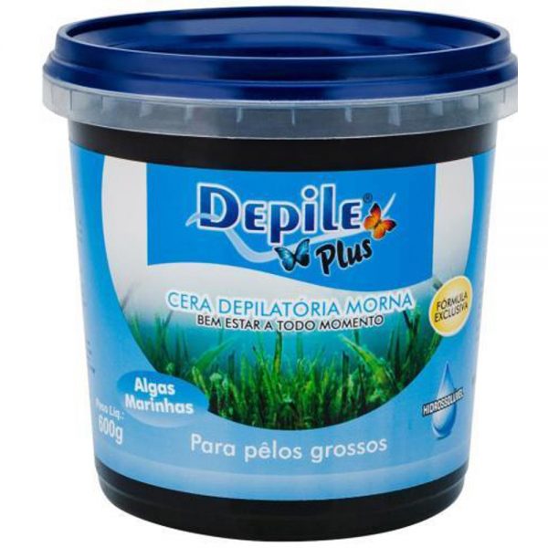 DEPILE P CERA DEPILATORIA ALGAS MARINHAS 600GR