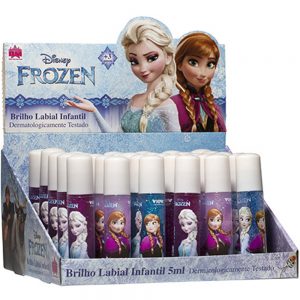 DISPLAY C/30UN BRILHO LABIAL INFANTIL FROZEN