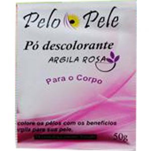 PÓ DESCOLORANTE PARA A PELE ARGILA ROSA 50G