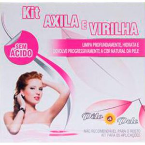 PELO E PELE KIT CLAREADOR AXILA E VIRILHA