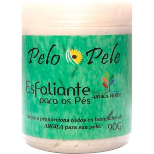 PELO E PELE ESFOLIANTE P/ OS PES ARGILA VERDE 90G