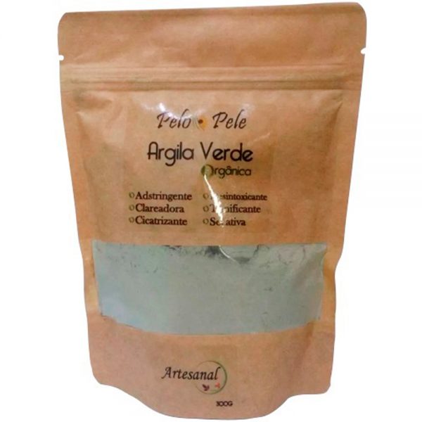 PELO E PELE ARGILA ORGANICA VERDE 300G