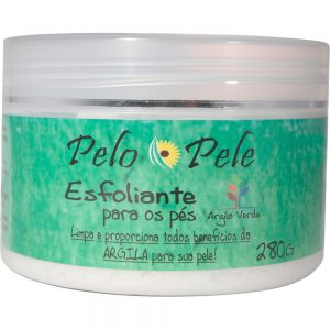 PELO E PELE ESFOLIANTE P/OS PES ARGILA VERDE 280G
