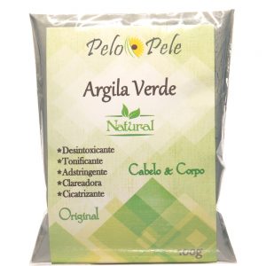 PELO E PELE ARGILA VERDE 100G
