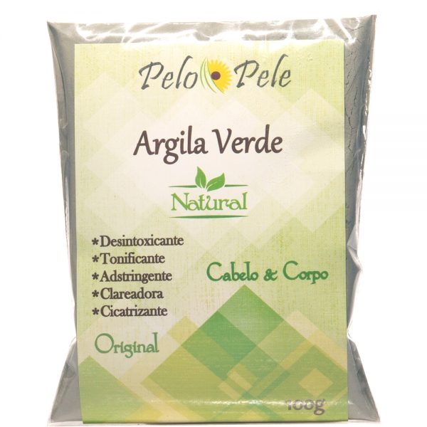 PELO E PELE ARGILA VERDE 100G