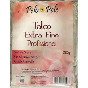 PELO E PELE TALCO EXTRA FINO PROFISIONAL 750G