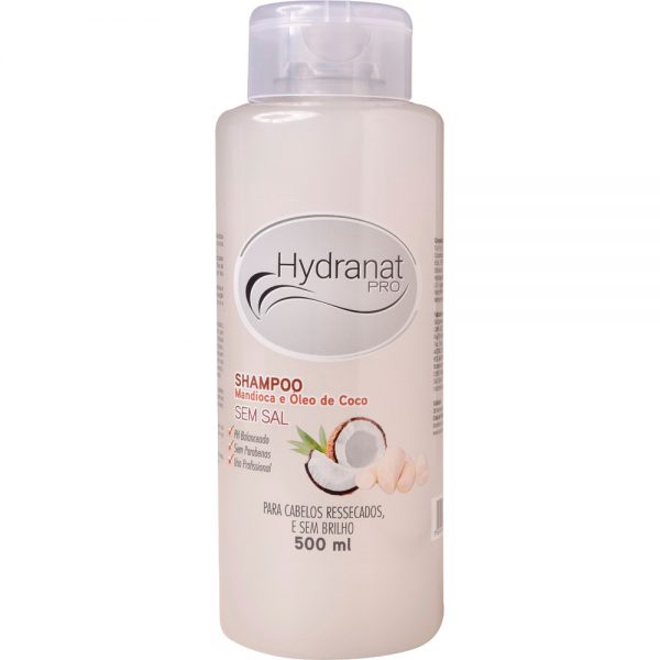 SHAMPOO MANDIOCA E OLEO DE COCO 500ML