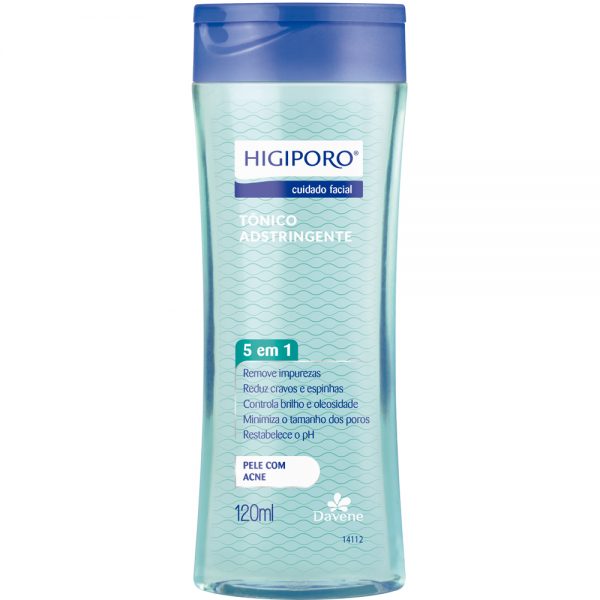 DAVENE HIGIPORO TONICO ADST PELE ACNE 120ML