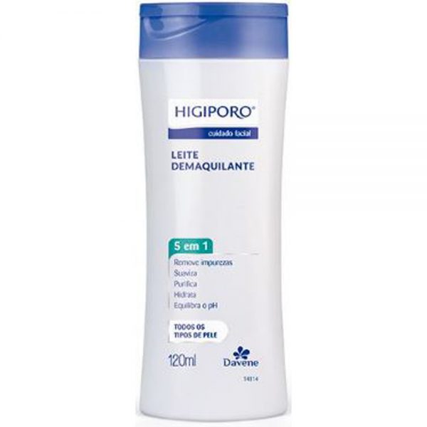 DAVENE HIGIPORO LEITE DEMAQUILANTE 120ML
