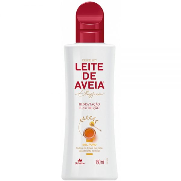 DAVENE LEITE DE AVEIA HID. CORPORAL MEL PURO 180ML