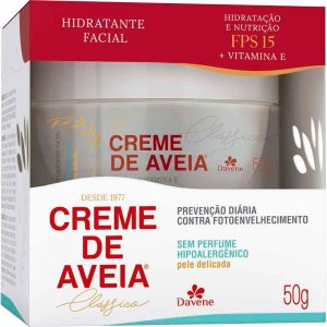 DAVENE CREME DE AVEIA FACIAL HIPOALERGENICO 50G