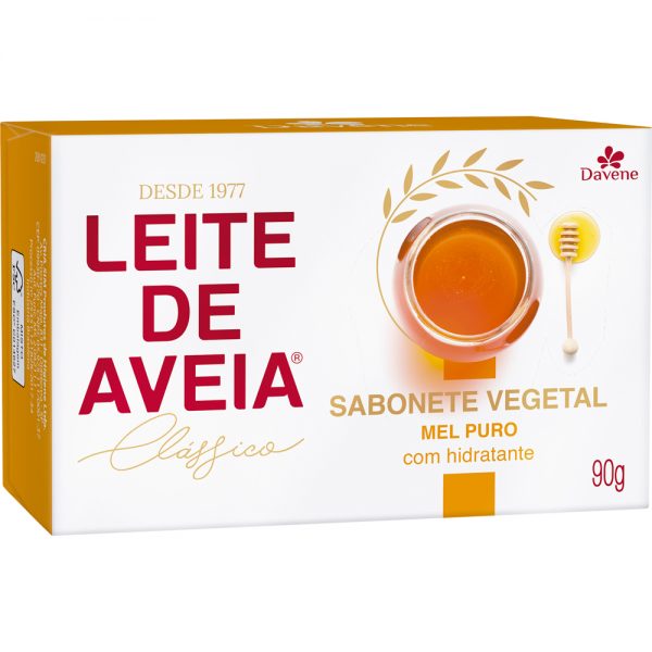 DAVENE SABONETE LEITE DE AVEIA MEL PURO 90G