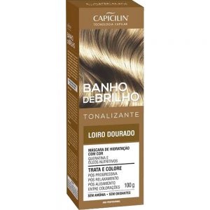 BANHO BRILHO LOIRO DOURADO 100G