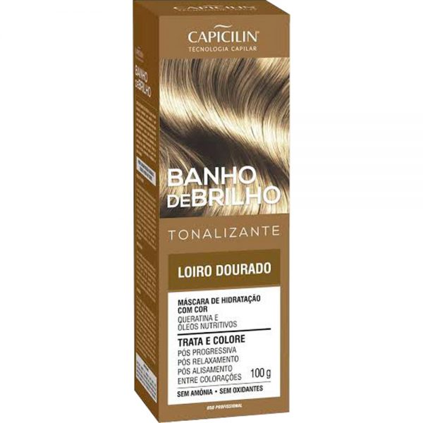 BANHO BRILHO LOIRO DOURADO 100G