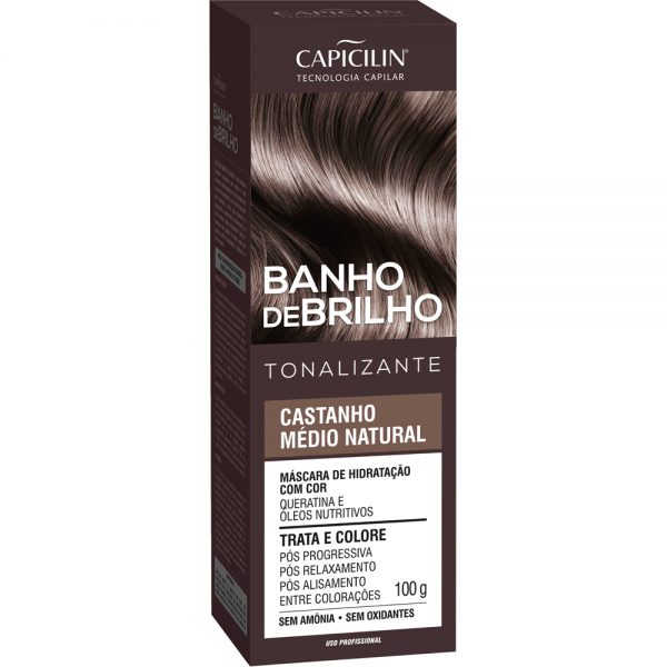 BANHO BRILHO CASTANHO MEDIO NATURAL 100G