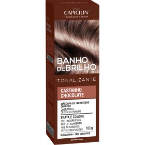 BANHO BRILHO CASTANHO CHOCOLATE 100G