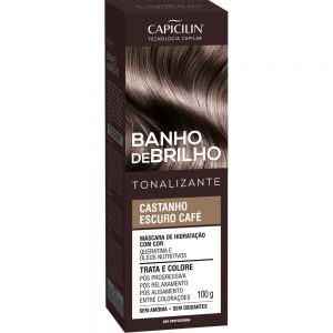 BANHO BRILHO CASTANHO ESCURO CAFE 100G