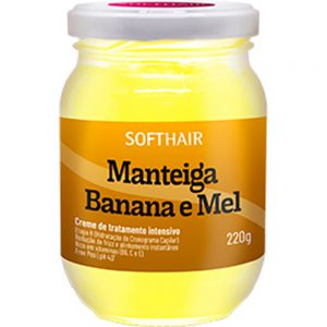 SOFTHAIR CR MANTEIGA DE BANANA E MEL 220G