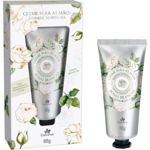 DAVENE CR.DE MAOS ROSAS BRANCAS 65G