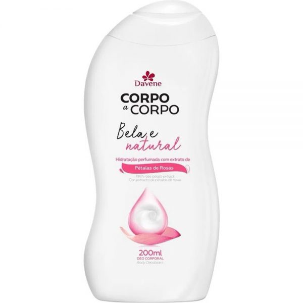 DAVENE CORPO A CORPO LOCAO DEO NATURAL 200ML