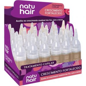 NATUHAIR VITAMINA CAP. CRESC. FORTALECIDO CX.24X10ML