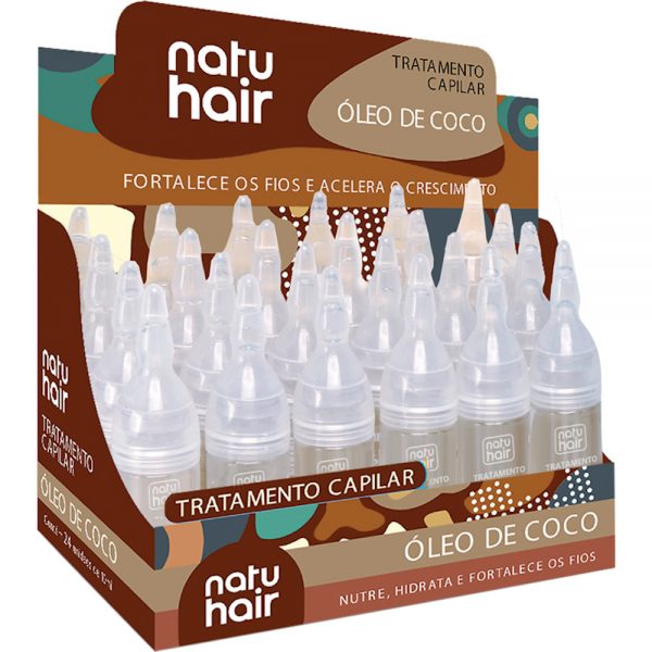 NATUHAIR VITAMINA CAP. OLEO DE COCO CX.24X10ML