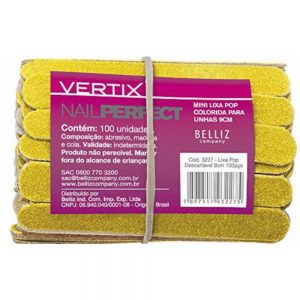 VERTIX LIXA POP PEQUENA 9CM C/100 UN REF 3227
