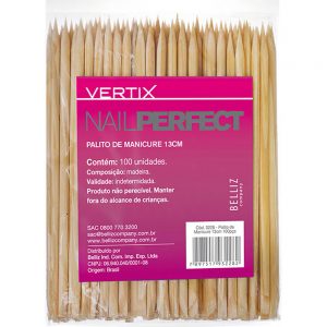 VERTIX PALITO MANICURE 13CM C/100 UN REF 3228