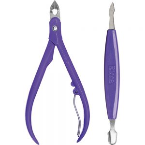 ALICATE CUTICULA PLAST C/ESPATULA REF945