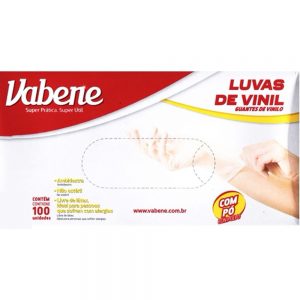 VABENE LUVAS DE VINIL M C/PO C/100UN