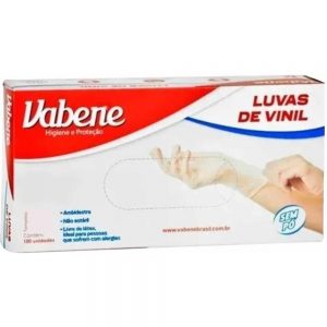 VABENE LUVAS DE VINIL GG S/PO C/100UN