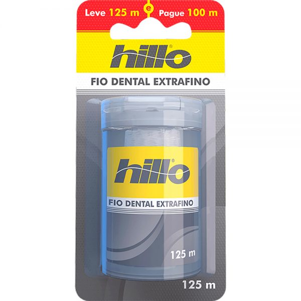 HILLO FIO DENTAL 125M EXTRA FINO C/12UN