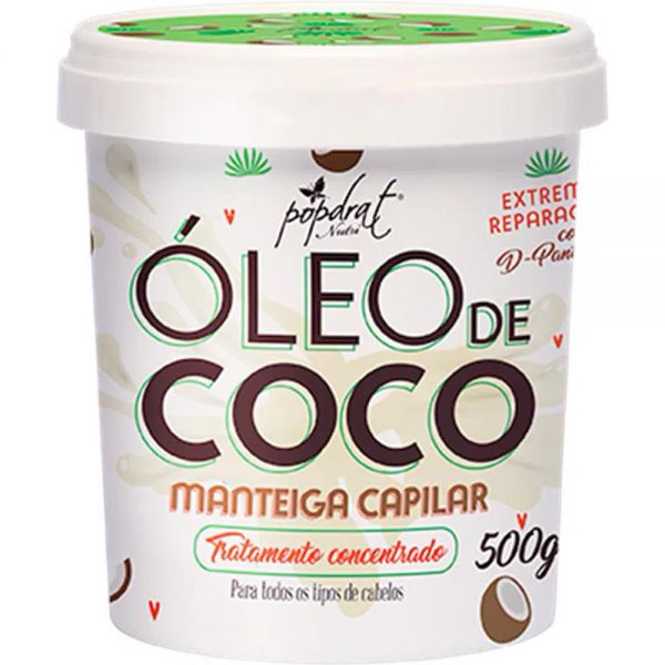 POPDRAT MANT.OLEO DE COCO 500GR