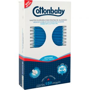 COTTONBABY HASTE CARTUCHO 150UN