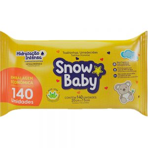 SNOW BABY TOALHA UMIDECIDA HID. INTENSA C/140UN