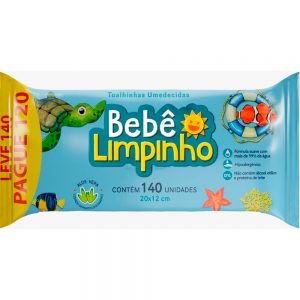 SONW BABY TOALHA UMIDECIDA BEBE LIMP. C/140UN