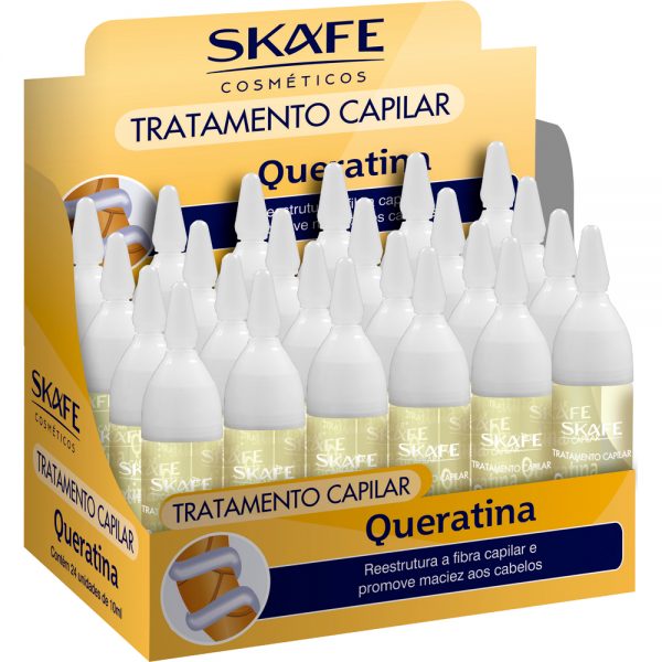 SKAFE TRATAMENTO CAPILAR QUERATINA 24X10ML