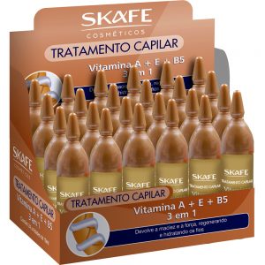 SKAFE TRATAMENTO CAPILAR VITAMINA A E B5 24X10ML