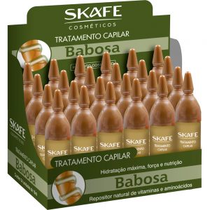 SKAFE TRATAMENTO CAPILAR BABOSA 24X10ML