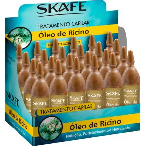 SKAFE TRATAMENTO CAPILAR OLEO DE RICINO 24X10ML