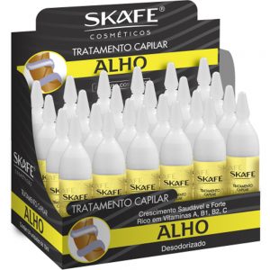 SKAFE TRATAMENTO CAPILAR ALHO 24X10ML