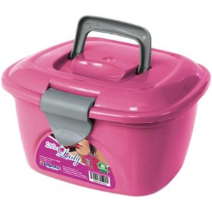 ARQPLAST MALETA LADY BOX ROSA PEQUENA