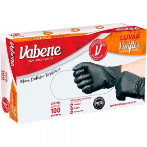 VABENE LUVAS VINIFLEX PRETO P C/100UN