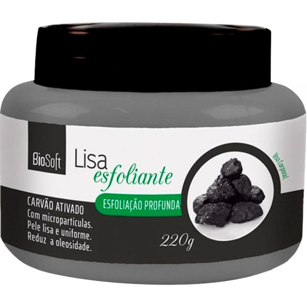 SOFTHAIR CR ESFOLIANTE CARVAO ATIVADO BIOSOFT 220G